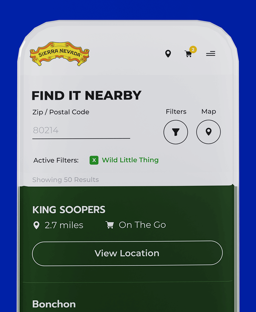 Sierra Nevada Beverage Finder